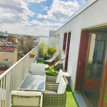 Superior Apartment - Last Floor With Nice View - Next To Metro Croix De Chavaux Line 9 Montreuil  Dış mekan fotoğraf